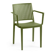 Bars Outdoor Armchair Olive