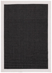 Bristol Black Reversible Indoor / Outdoor Rug