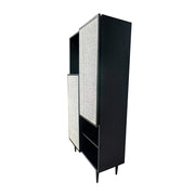 Cane Bookcase Unit Black