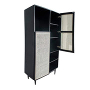 Cane Bookcase Black