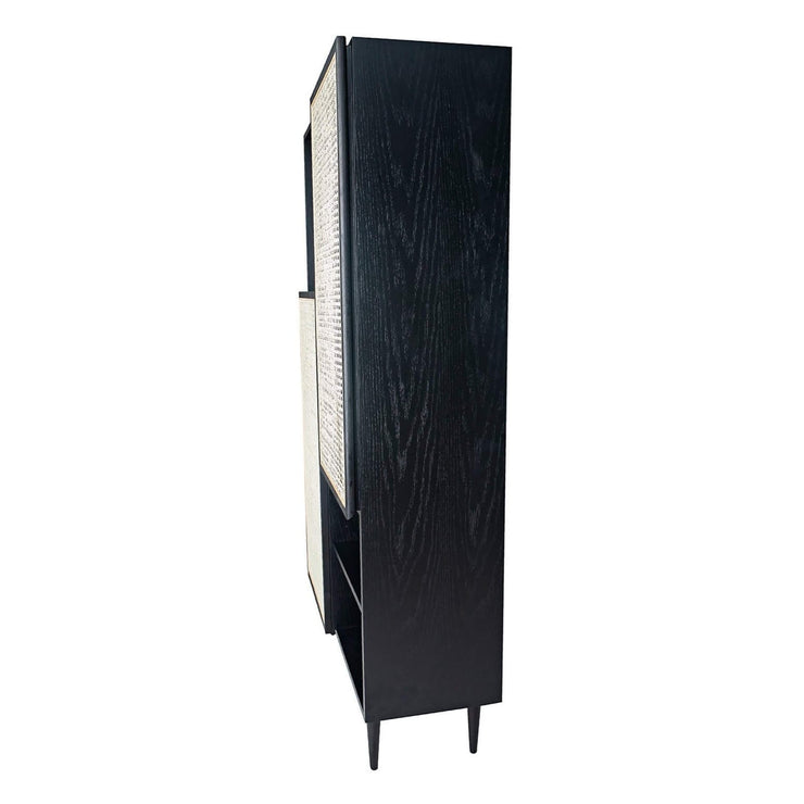 Cane Bookcase Black