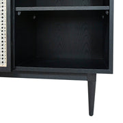 Cane Bookcase Black