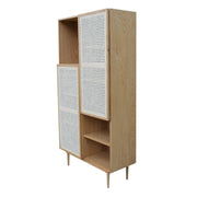 Cane Bookcase Natural