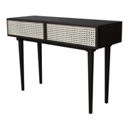 Cane Console Black