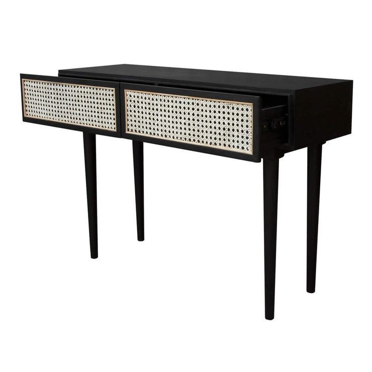 Cane Console Black