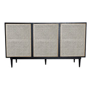 Cane Sideboard Black