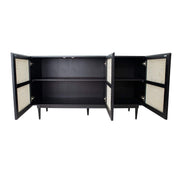 Cane Sideboard Black