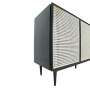 Cane Sideboard Black