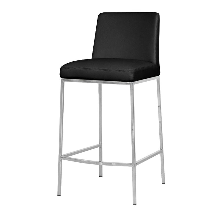 Celine Stool With Chrome Base