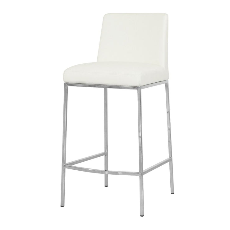 Celine Stool With Chrome Base