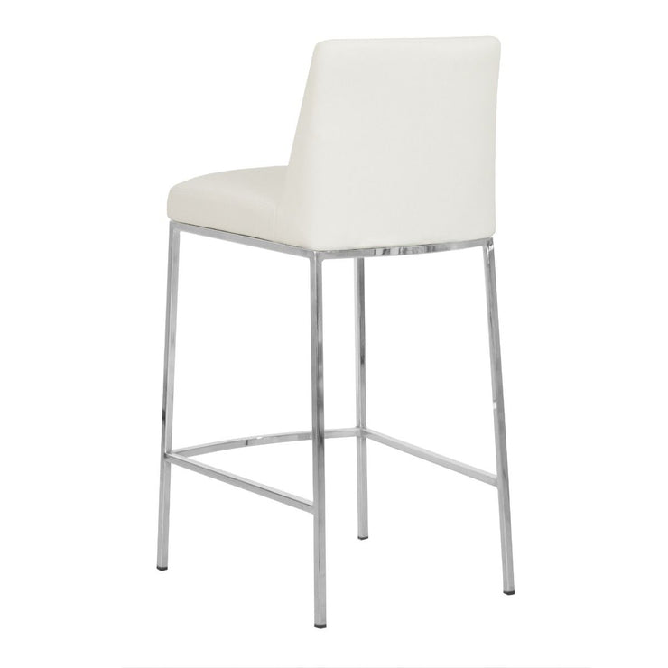 Celine Stool With Chrome Base