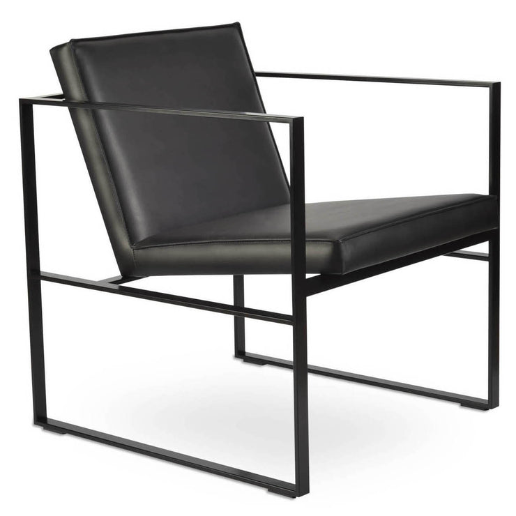 Cube Metal Lounge Armchair