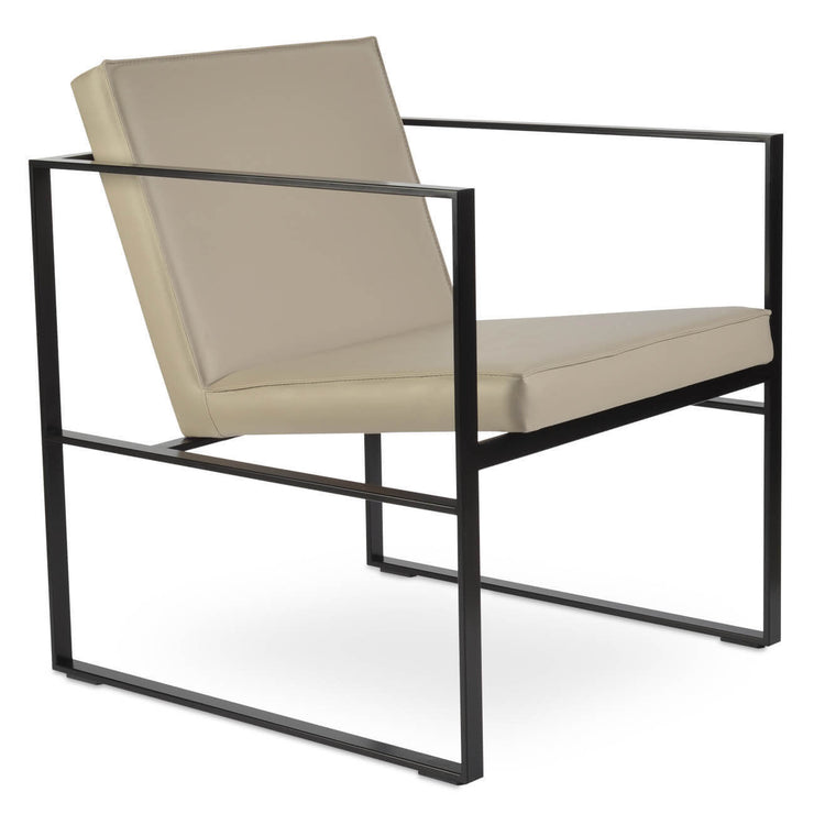 Cube Metal Lounge Armchair