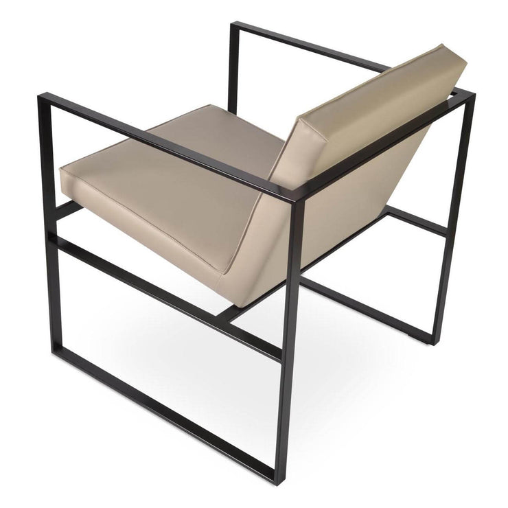 Cube Metal Lounge Armchair