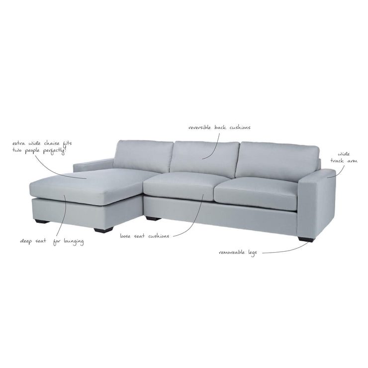 Daniela Loveseat Sectional Sofa