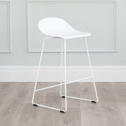 Escape Sled Counter Stool white