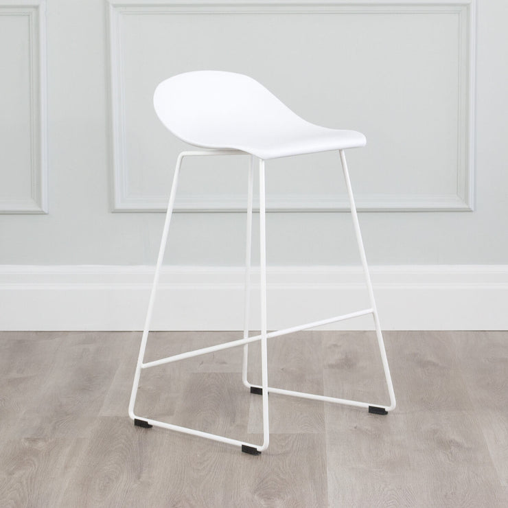 Escape Sled Counter Stool white