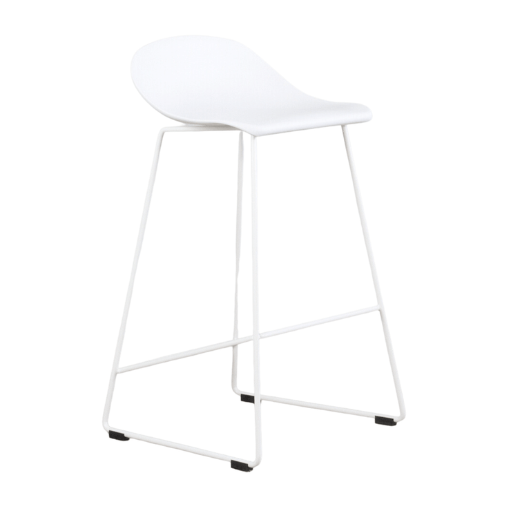 Escape Sled Counter Stool White