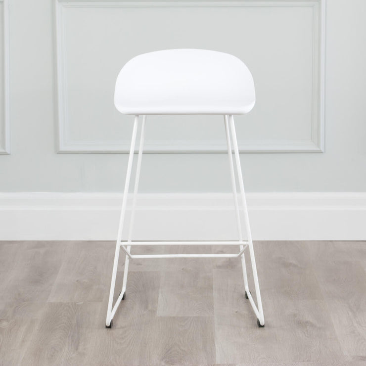 Escape Sled Counter Stool white