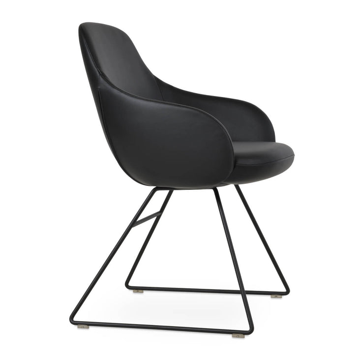 Gazel Wire Arm Dining Chair