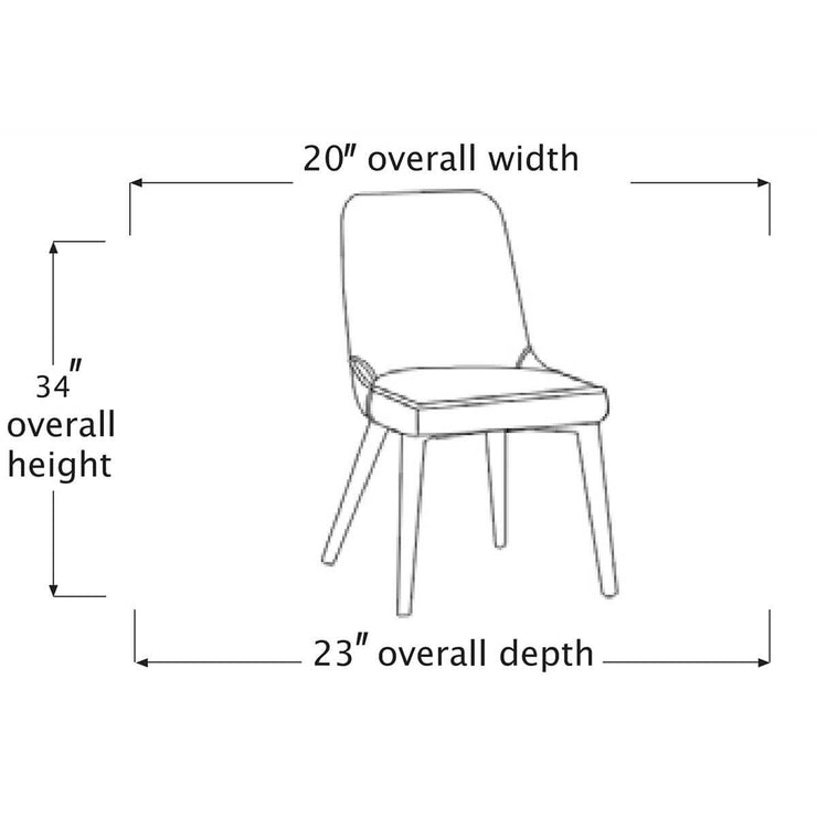 Jazmin Dining Chair Dimensions