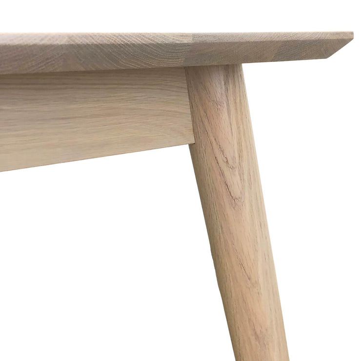 Lars White Oak Dining Table