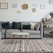Lawson Black and Rust Rug