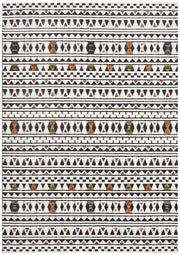 Lawson Black and Rust Rug