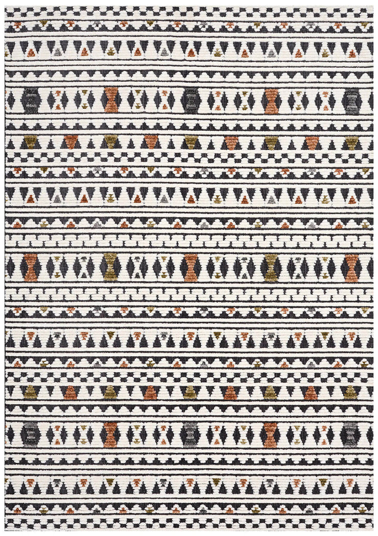 Lawson Black and Rust Rug