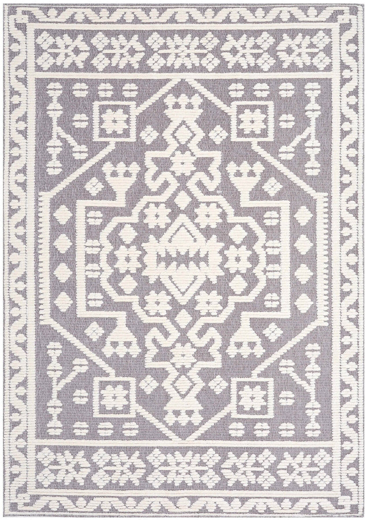 Lawson White and Grey Rug