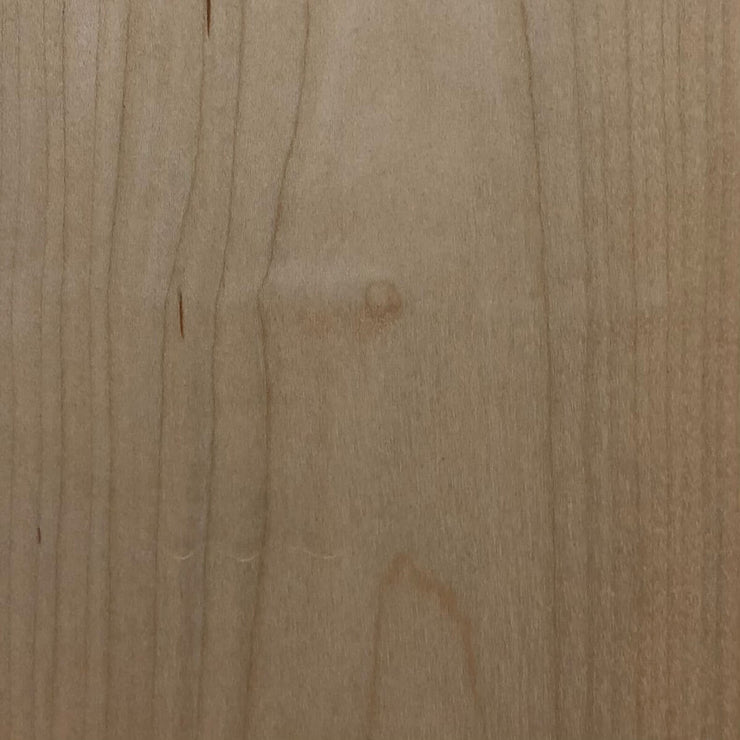 Maple in a natural finish