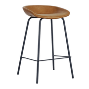 Mitch Counter Stool Tan Leatherette