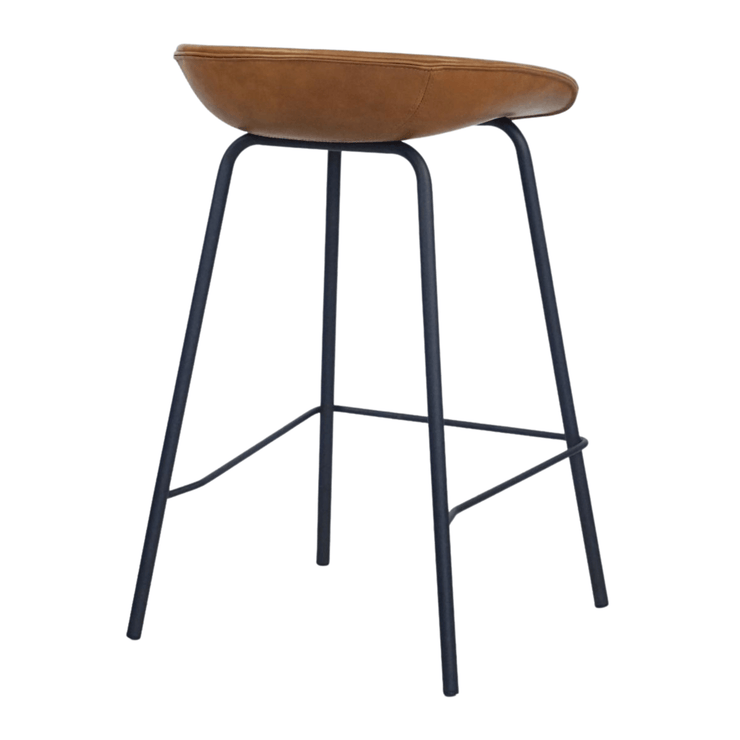 Mitch Counter Stool Tan Leatherette