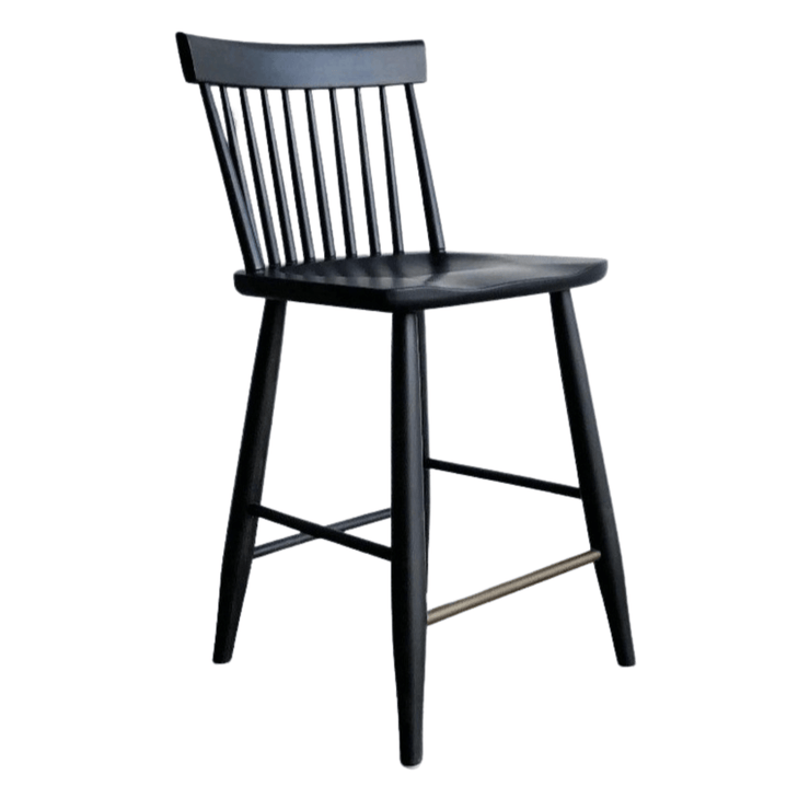 Modern Shaker Counter Stool Maple Shale