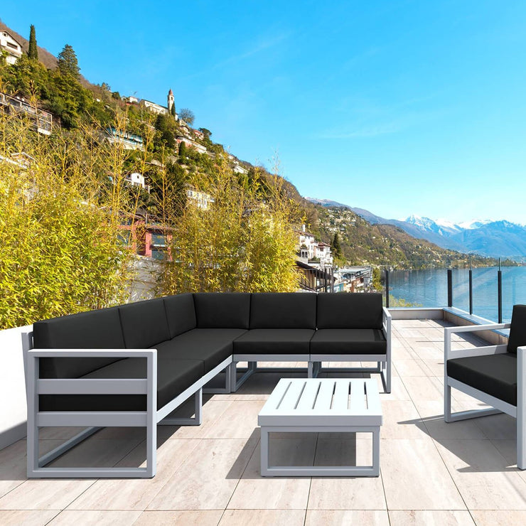 Siesta Mykonos Lounge Corner Set - Outdoor Sectional Sofa