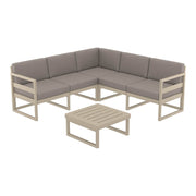 Siesta Mykonos Lounge Corner Set - Outdoor Sectional Sofa