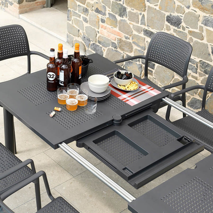 Nardi Libeccio 220 Extendable Outdoor Table closeup