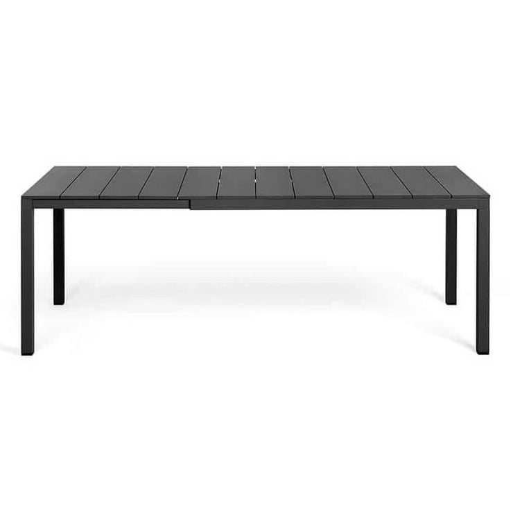 Nardi Rio 140 Aluminum Extendable Outdoor Table Anthracite Black