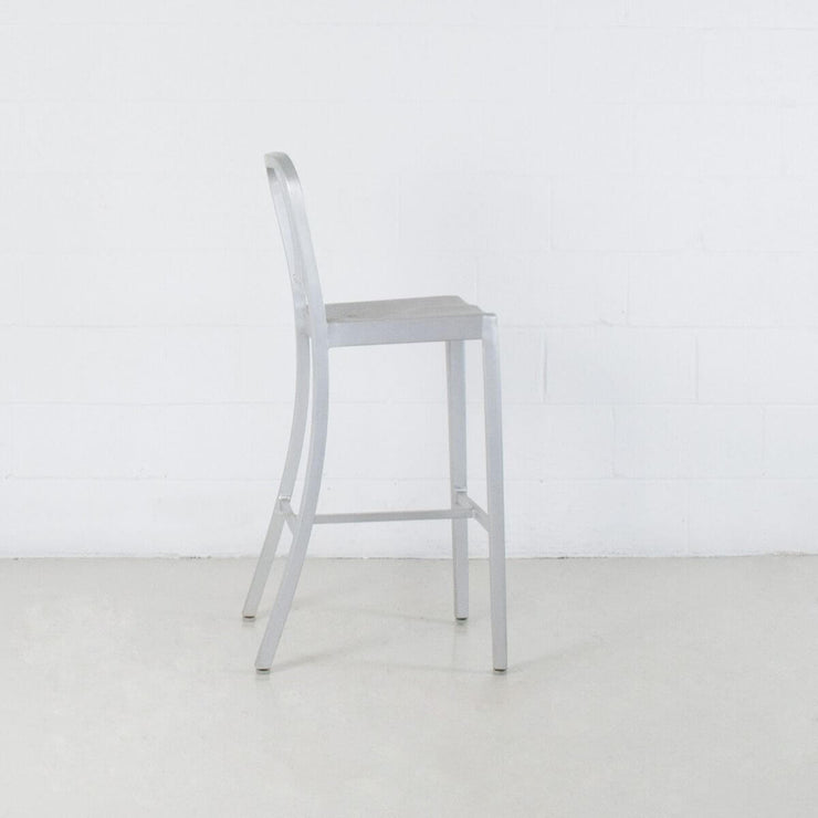 Navy Aluminum Stool