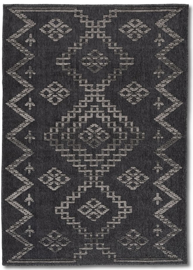 Nyla Black Washable Rug