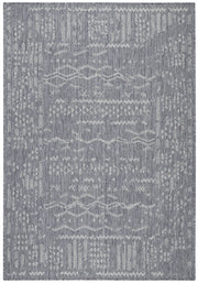 Oksana Tribal Grey Quick Dry Rug - Indoor / Outdoor Rug