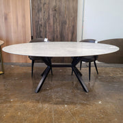 Oval Carrara Marble Special K Table