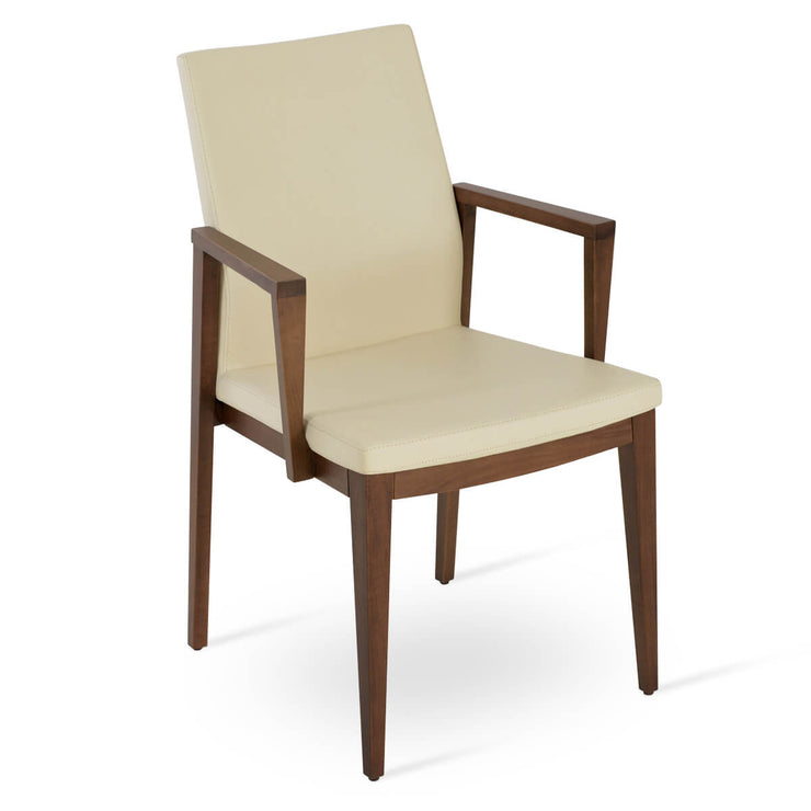 Pasha Wood Arm Chair