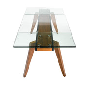 Ramon Glass Extendable Dining Table