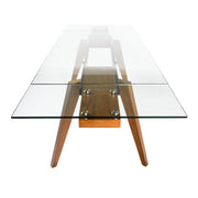 Ramon Glass Extendable Dining Table