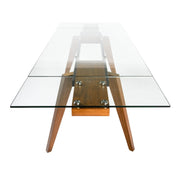 Ramon Glass Extendable Dining Table