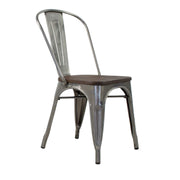 Rochelle Dining Chair With Wood Seat
