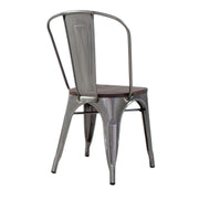 Rochelle Dining Chair With Wood Seat