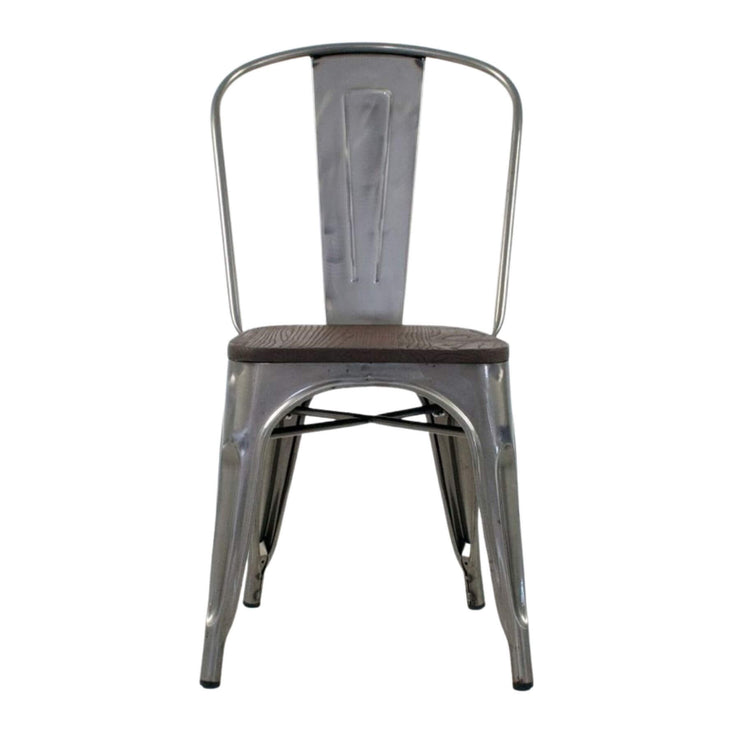 Rochelle Dining Chair With Wood Seat