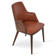 Romano-W Armchair Cinnamon